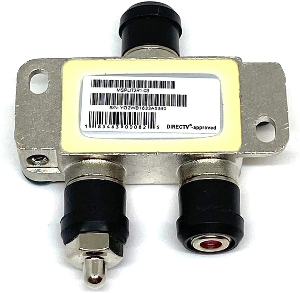 Directv SWM Approved 2-Way Wide Band Splitter (2-Pack) - Image 2 of 4