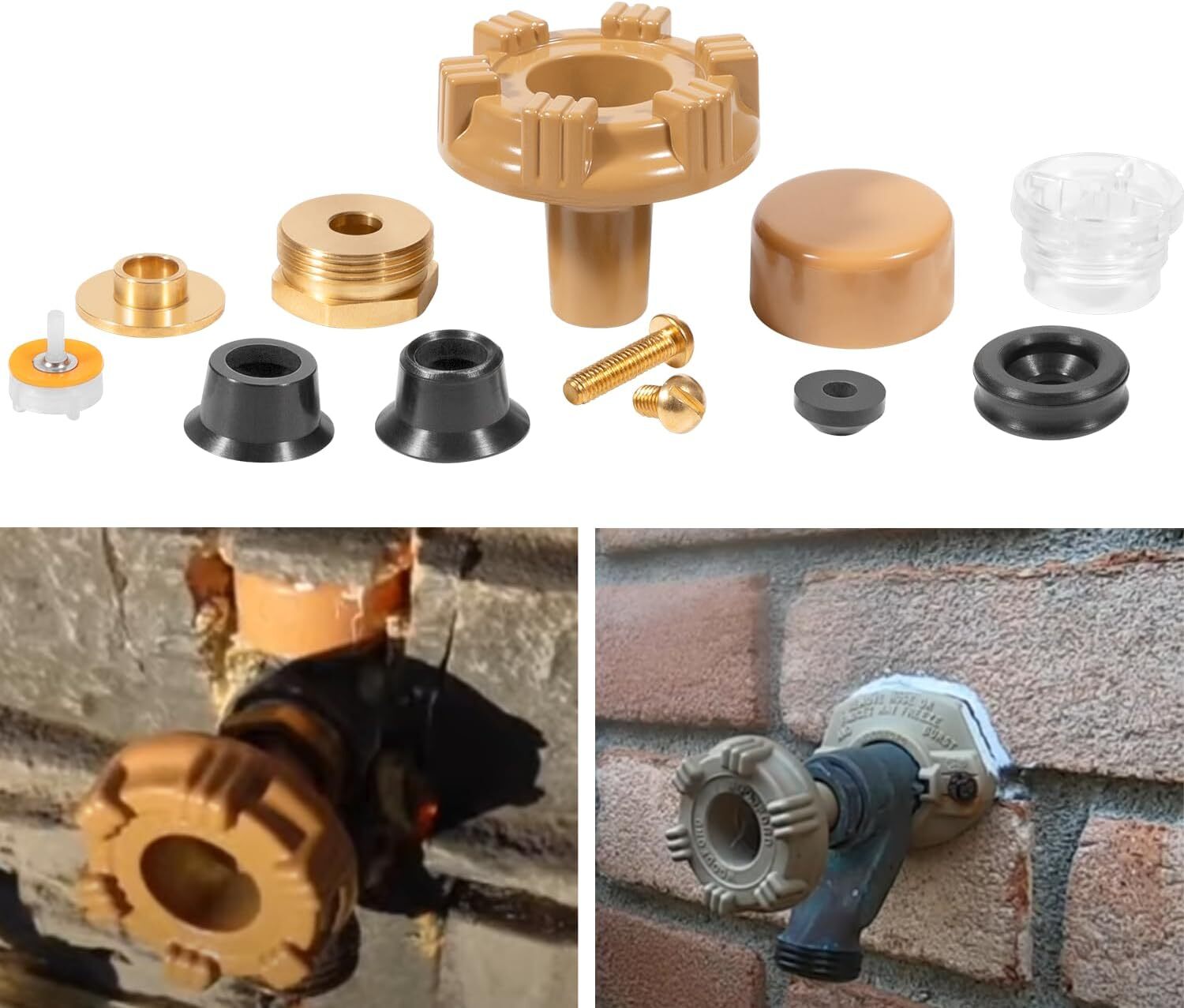 for Woodford Model 17 Outdoor Faucet RK-17MH Repair Kit Metal Handle Repair Kit