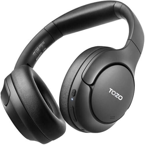 Hybrid ANC Wireless Headphones 60H Playtime, Hi-Res Audio, Deep Bass Comfort Fit