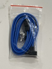 18" Right Angle 90 Degree SATA Cable SSD HDD Hard Drive, with jumper and screws