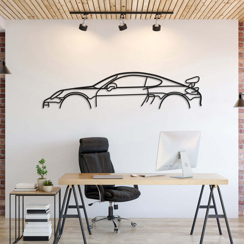 Wall Art Home Decor 3D Acrylic Metal Car Auto Poster USA Cayman GT4 981