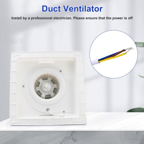 110 CFM Bathroom Exhaust Fan with 12W 6000K LED Light 1.0 Sones Quiet Vent Fan - Picture 3 of 7