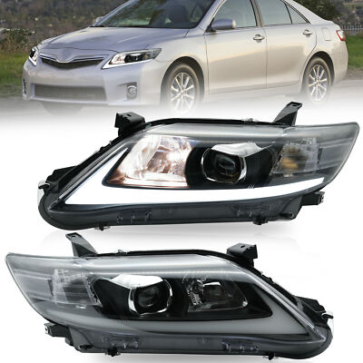 VLAND For 2009-2011 Toyota Camry LED Headlights W/Sequential Turn Signal Sets