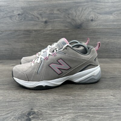 New Balance 608 V4 Women's Walking Shoe Size 6.5 Gray Pink