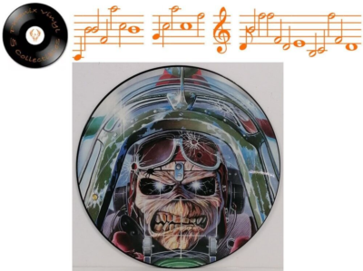Iron Maiden Aces High 12” Single Picture Disc Rare - EX | eBay
