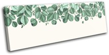 Botanical Natural Leaf Hanging Floral SINGLE CANVAS WALL ART Picture Print