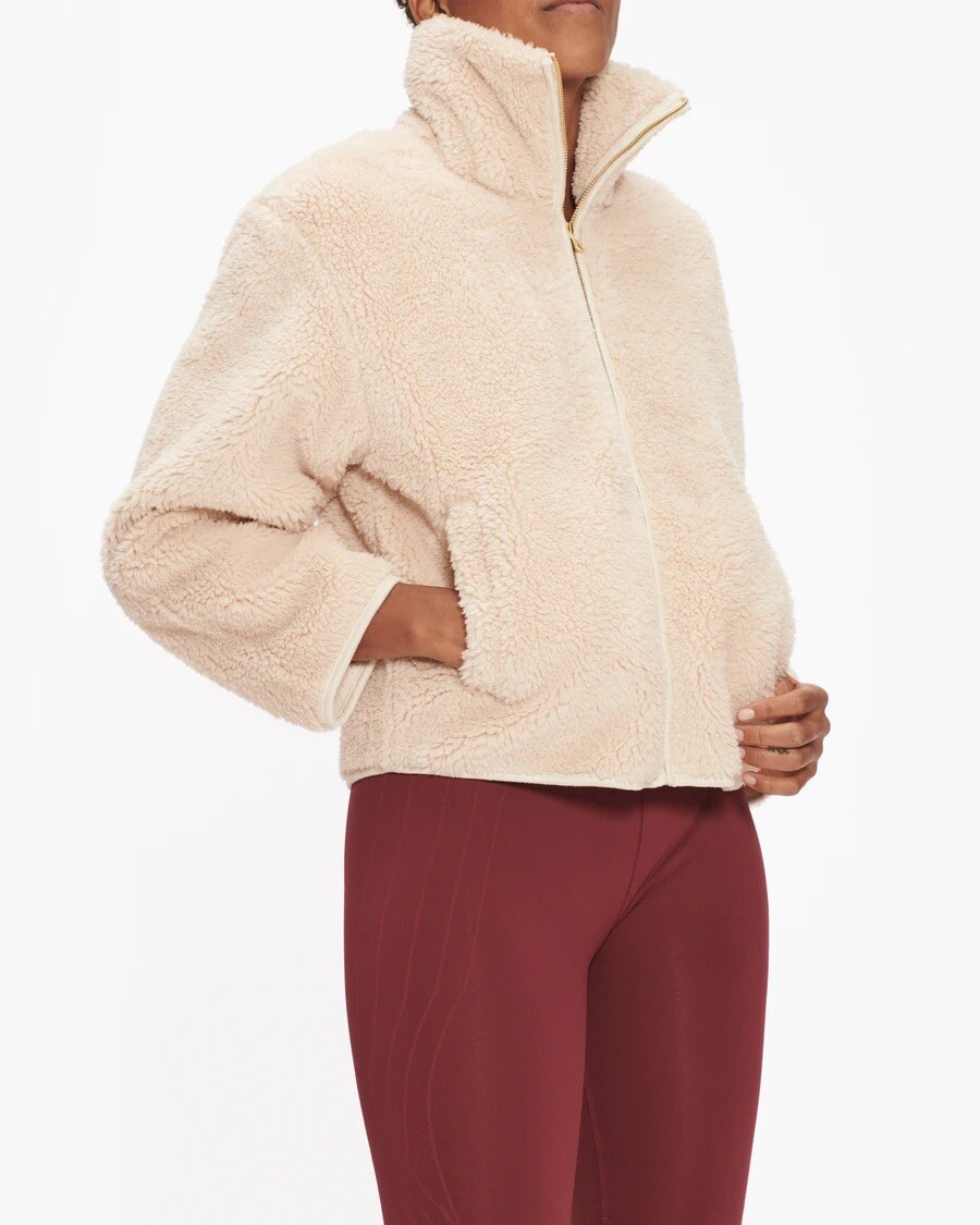 Varley Highwood Sherpa Jacket $198 NWT 