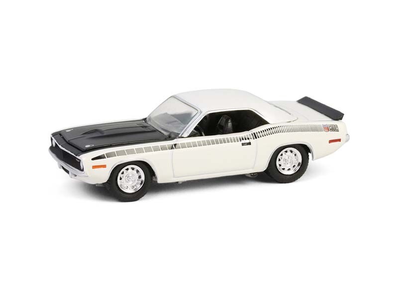 1970 Plymouth AAR 'Cuda - White Diecast 1:64 Scale Model