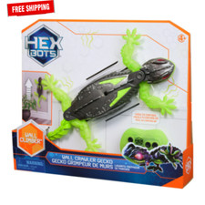 HEX BOTS Wall Crawler Gecko, Rechargeable Rem...