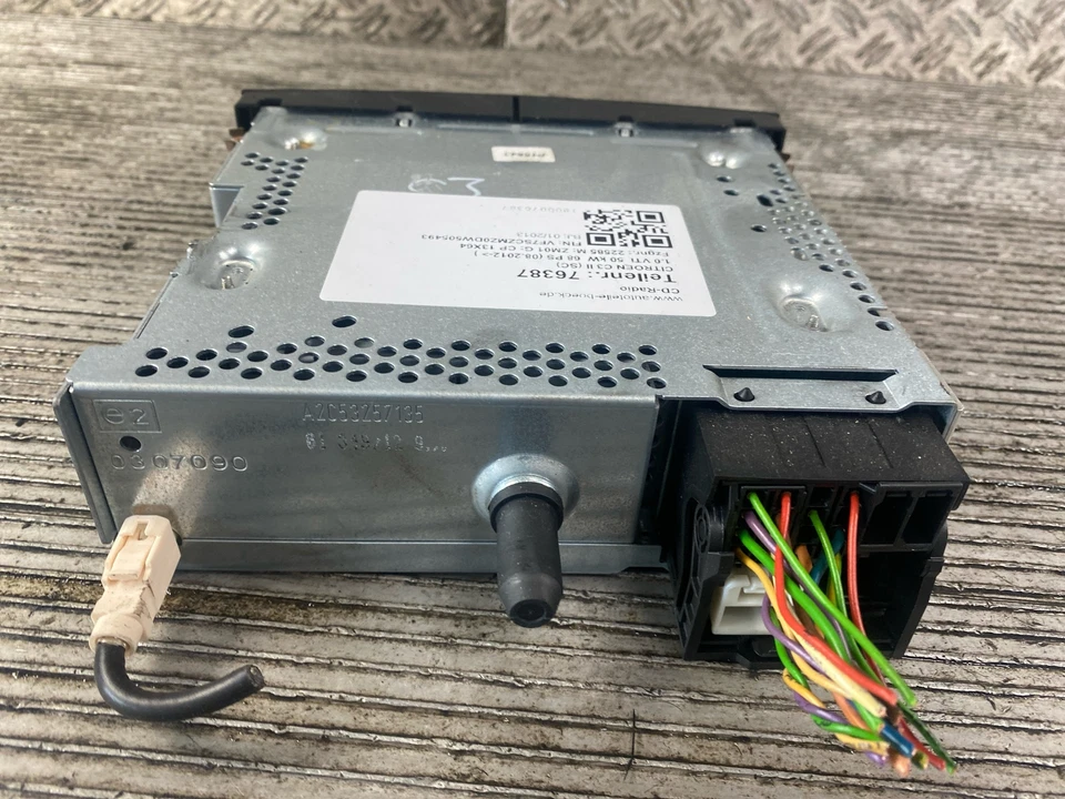 76387 CD-Radio CITROEN C3 II (SC) 98032839XT - Bild 4 von 4