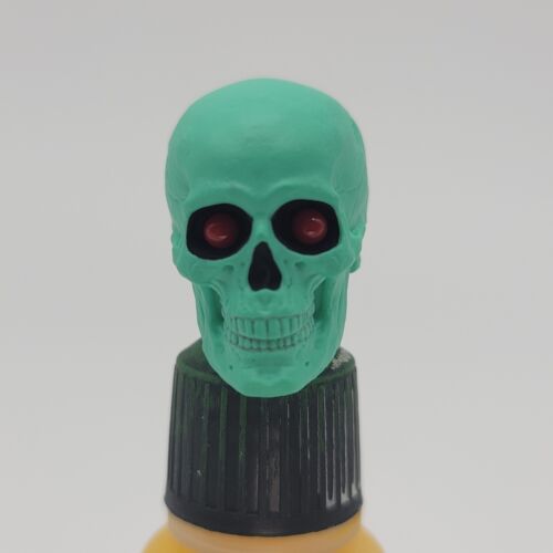 Mezco One:12 Neon Nightmare Skull Teal Aqua Blue Head Sculpt 1/12 fits Gomez - Picture 1 of 4
