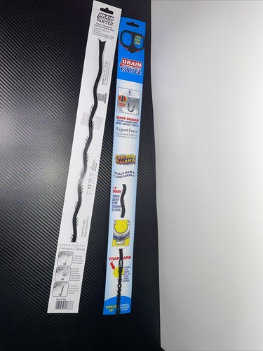 Drain Rooter Plastic Barb Snakes Pulls Hair & Clogs Easily 19” Reach 2 pk New - Picture 12 of 12