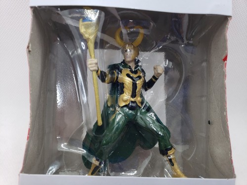 Hallmark 2021 Disney Marvel AVENGERS LOKI 3.5" Boxed Christmas Tree Ornament NEW - Picture 3 of 5