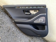 Mercedes S-Klasse 223 T&uuml;rverkleidung hinten links kurz Burmester schwarz