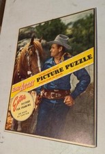 Gene Autry Picture Puzzle Outer wrap still on and never used