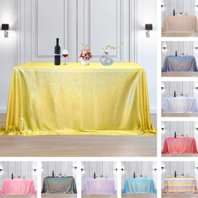 Pailletten Tischdecke Decke Glitzer Glitzer irisierend Schimmer Party Deko