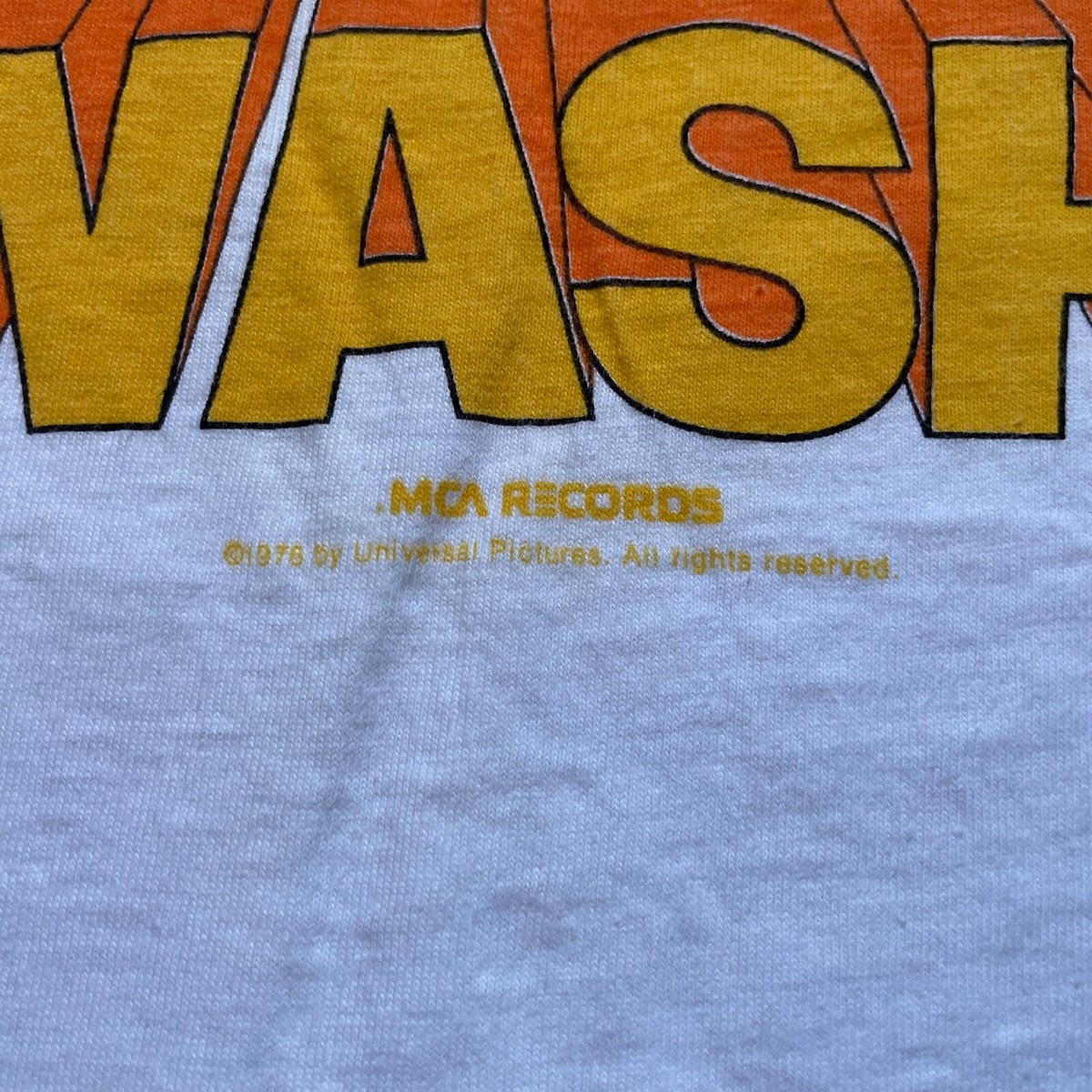 CAR WASH Soundtrack 1976 MCA PROMO T-SHIRT Vintage 