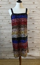 GAP multi-colored striped sequin cocktail dress Size Small