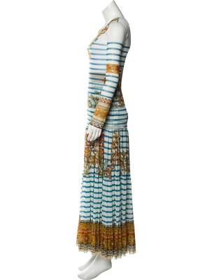 black and metallic gold dress Jluxlabel Women's Metallic Mesh Maxi Dress
