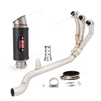 For Triumph Trident 660 Tiger 660 Whole Exhaust System Front Pipe Muffler Escape