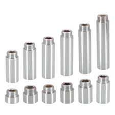 1/2" Electroplated Brass Radiator Valve/Tap Pipe Connection Extension 10mm-100mm