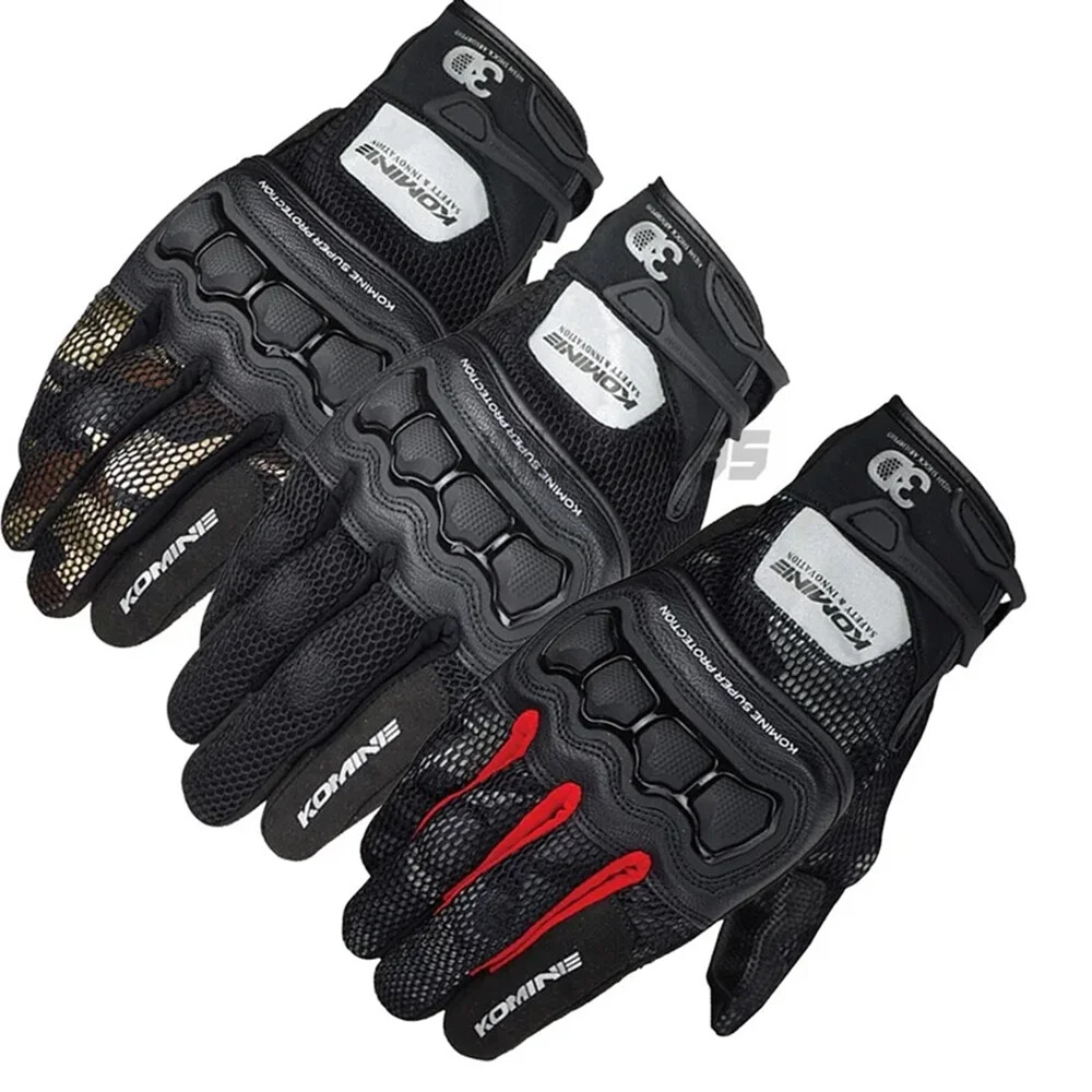 Gloves 215 Summer 3D Mesh Protective Motorcycle Gloves Motocross Motorbike Glove-image