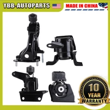 4PCS Engine Motor & Auto Transmission Mount For 2009-2013 Toyota Corolla 1.8L