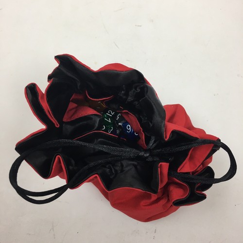 Bag Of Dice Rpg Red With Dividers Puches Includes Six Sets Of Dice Dice Bag Bulk - Picture 10 of 12