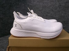 Flux Womens Adapt Runner White Gum Running Athletic Barefoot Knit Shoes Size 8