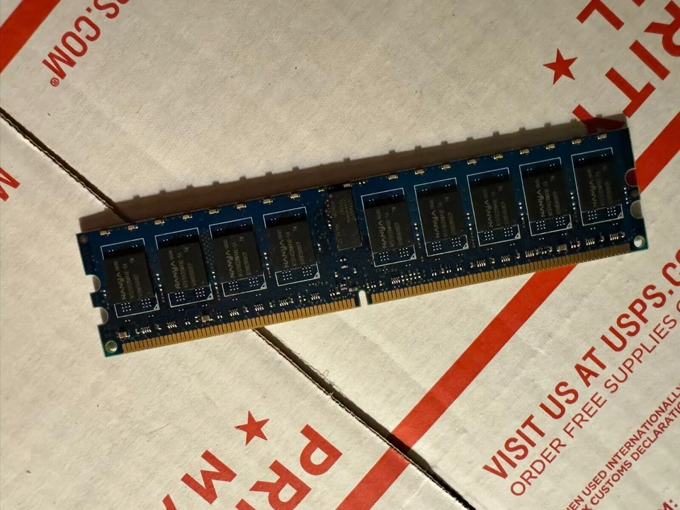 Nanya 1GB 1Rx4 PC2-3200R-333-12-H1 NT1GT72U4PA0BV-5A Memory RAM Stick For HP PC - Image 2 of 2