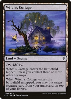 MTG Magic the Gathering Witch's Cottage (249/533) Throne of Eldraine LP