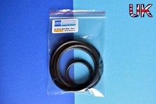UNIMAT 3 & 4 DRIVE BELTS + POWERFEED -  TWO SETS, EMCO  LATHES, BLACK NITRILE 70