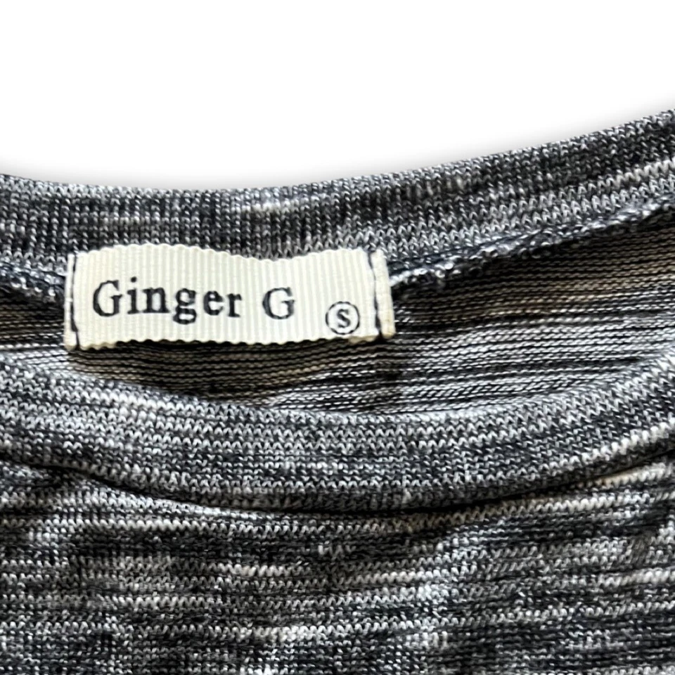 GINGER G Women’s Gray Long Sleeve Sweater Dress - Size Small - Image 3 of 3