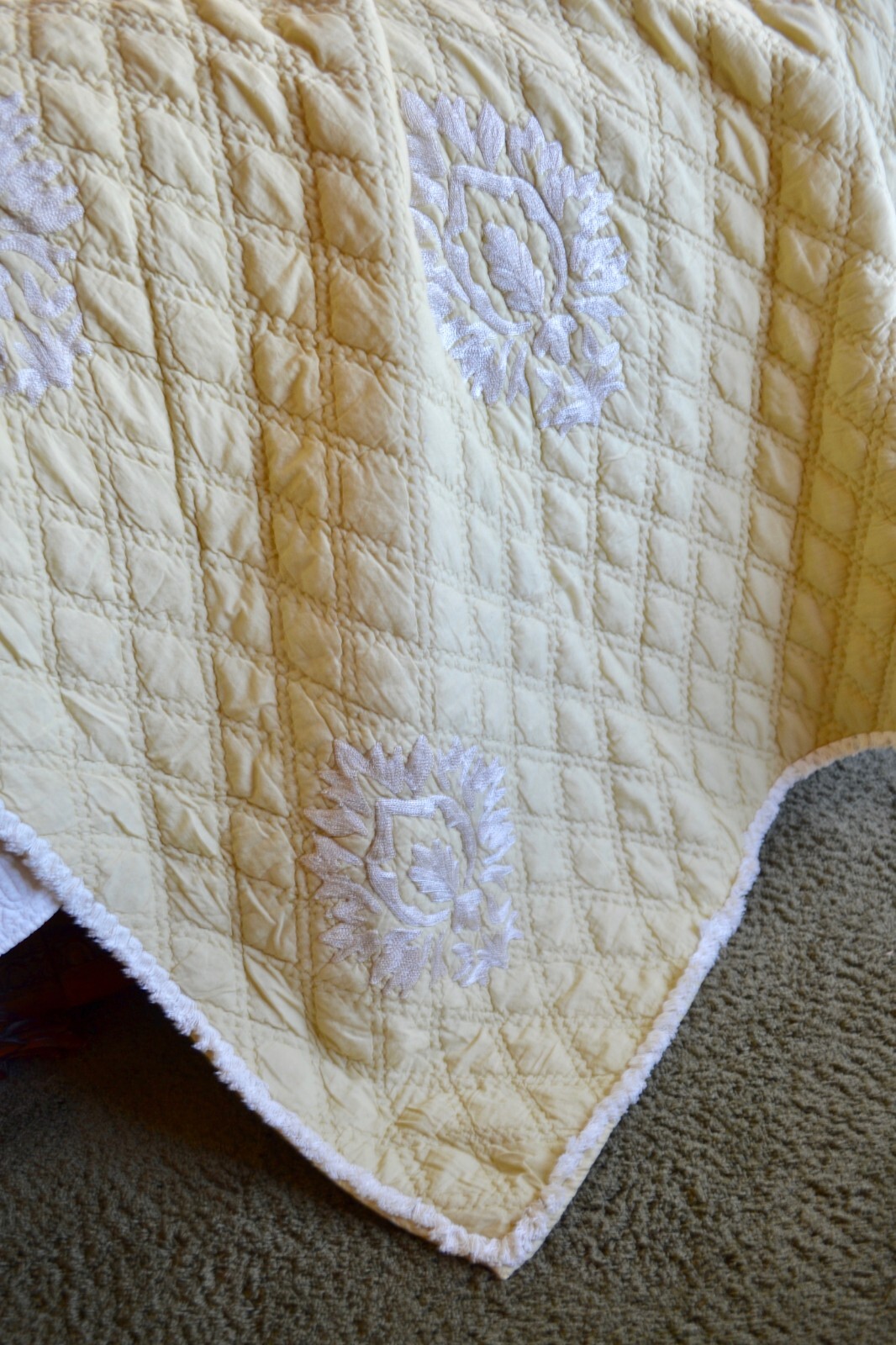 SOFT SURROUNDINGS TALAVERA MEDALLION QUILT QUEEN 100 COTTON eBay