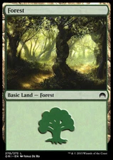 MTG Magic the Gathering Forest (270/308) Magic Origins LP