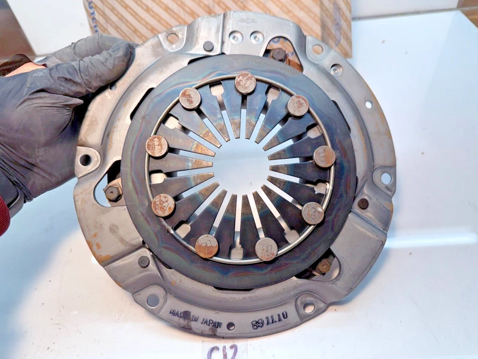 Placa de presión de embrague NOS DAIKIN / EXEDY SUBARU FJC504 1400 1600 1800 C12-15 Foto 3 de 4