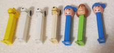 VTG LOT OF 7 Peanuts Pez Dispensers Snoopy Woodstock Peppermint Patty CHARLIE B