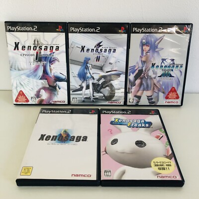 PS2 Xenosaga 1 2 3 , 1 Reloaded Xenosaga Freaks 5Games Japan