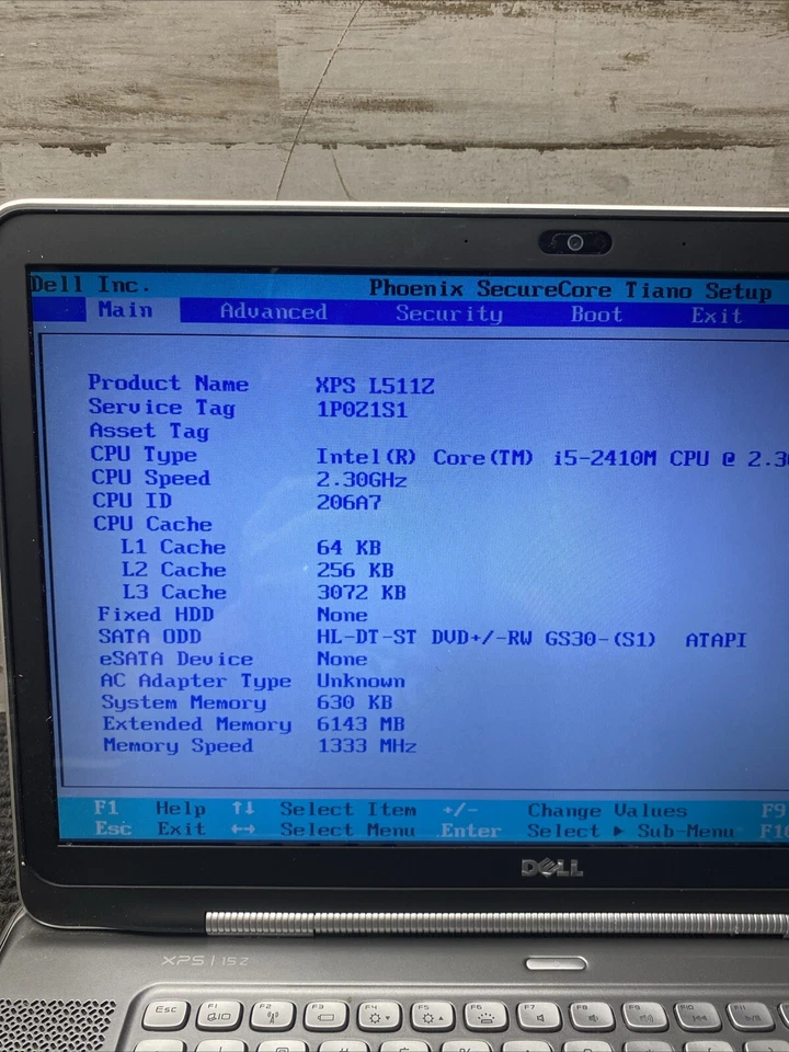**PARTS* Dell XPS L511z  Laptop i5-2410m 2.3Ghz CPU 6GB Ram NO HDD/OS - Image 3 of 4