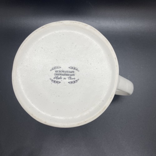 Monogramm Anfangsbuchstabe H Kaffee gesprenkelt weiß Kaffeetasse Tee Keramik Becher Pflanze - Bild 7 von 9