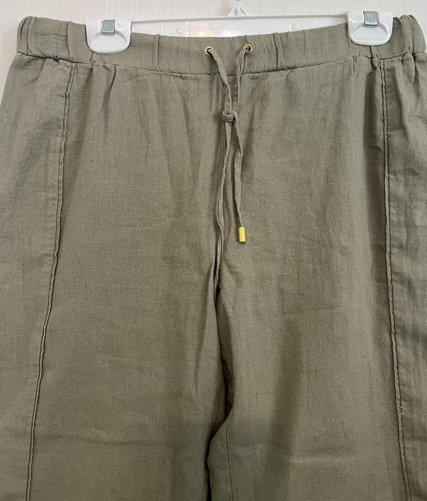 Ellen Tracy Linen Drawstring Pants - image 2