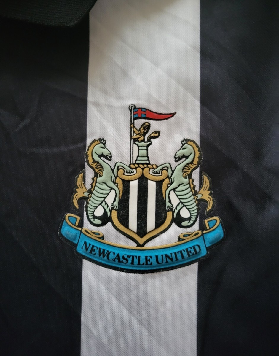 Newcastle United 1993 - 1995 Home football Asics shirt size 2XL | eBay