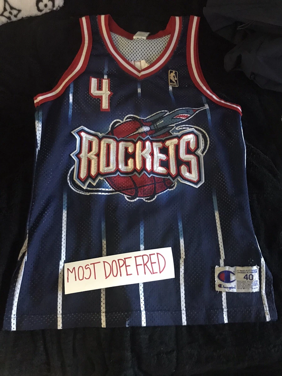 Vintage 90s NBA Houston Rockets Jersey Size: 40 (M) Tag: Champion