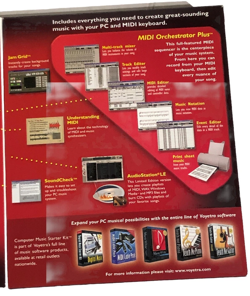 Voyetra Computer Music Starter Kit  Music Software CD-ROM - Image 3 of 4