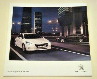 Peugeot . 508 . Peugeot 508 / 508 SW . November 2010 Sales Brochure - Picture 1 of 1