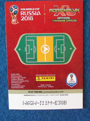 ✩︎レア✩︎イギリス　ロールチケット　②巻セット Panini Adrenalyn XL World Cup Russia 2018 Aleksei Miranchuk Russia