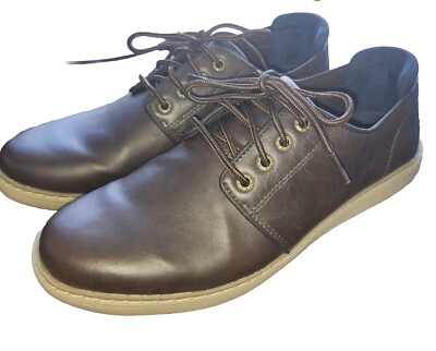 Skechers Men's Moogen Holder Oxford Brown Shoes Size M