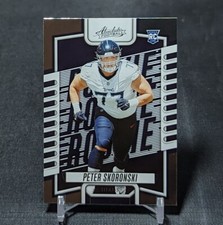 Peter Skoronski Rookie RC 2023 Absolute Football Card #149 Tennessee Titans