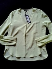 LUISA CERANO Bluse Seide Seidenbluse hellgrün Gr.40=UK14* NEU*