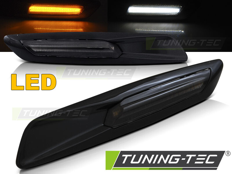 Feux répétiteurs LED clignotants latéraux noirs BMW E87 E81 look F10